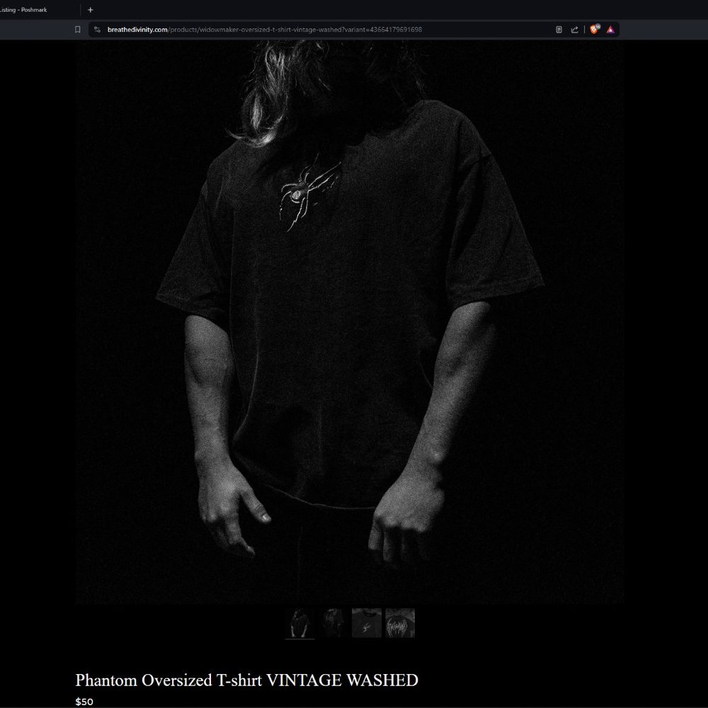 Phantom Oversized T-shirt VINTAGE WASHED